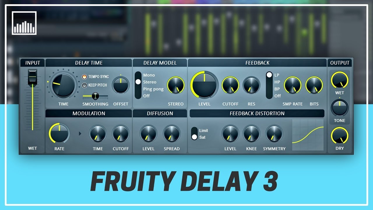 jak korzystać z FRUITY DELAY 3 - miks w FL STUDIO