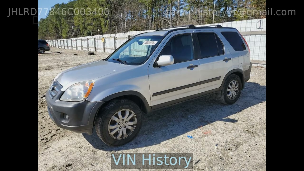 2006 Honda CRV JHLRD77846C003400