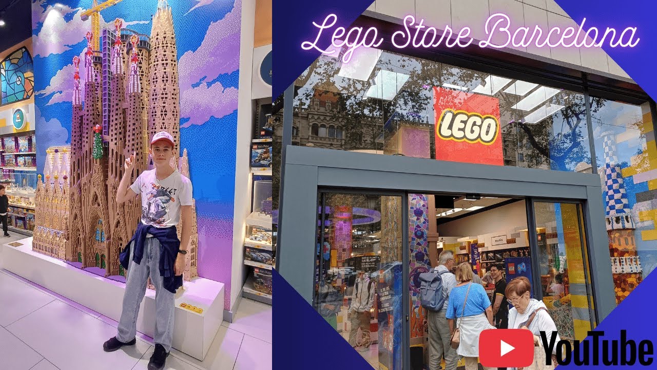 LEGO STORE BARCELONA - VLOG!