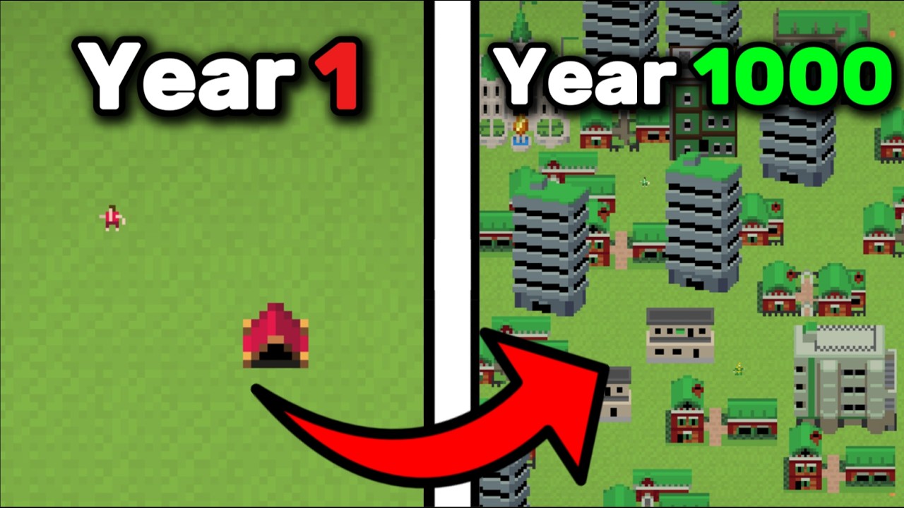 I Simulated A MODERN Civilization For 1000 YEARS In WorldBox!