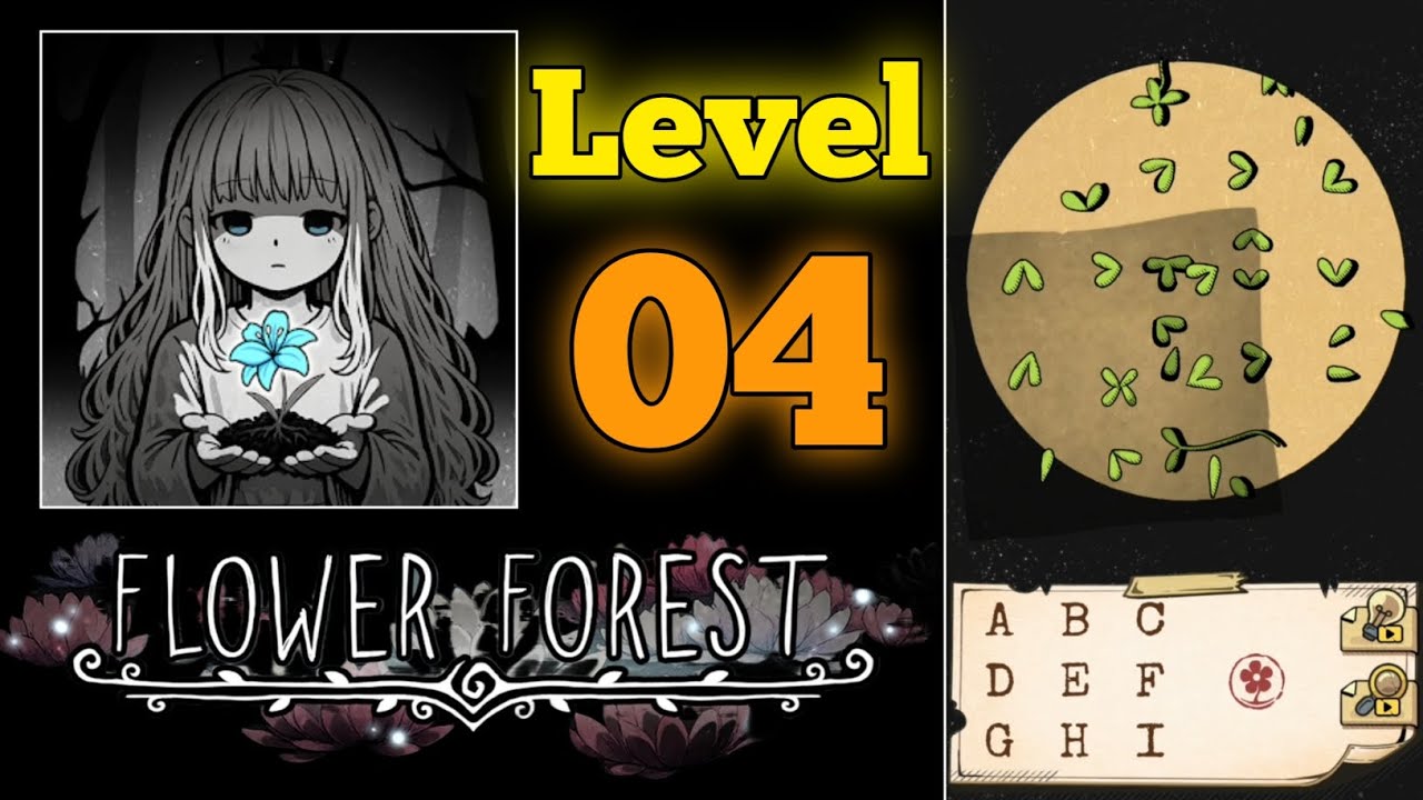 Flower Forest Word Puzzle Level 04 Guide Walkthrough 