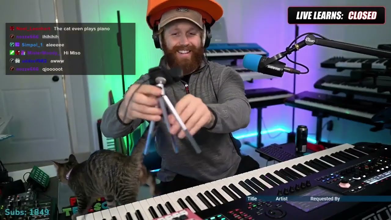 My kitten stepped on my keyboard, so I made music out of it