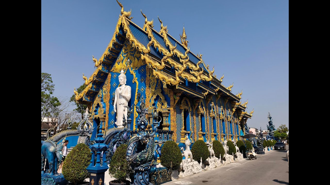 Thailand, Chiang Mai, Blue temple, Red temple, Lalitta Cafe