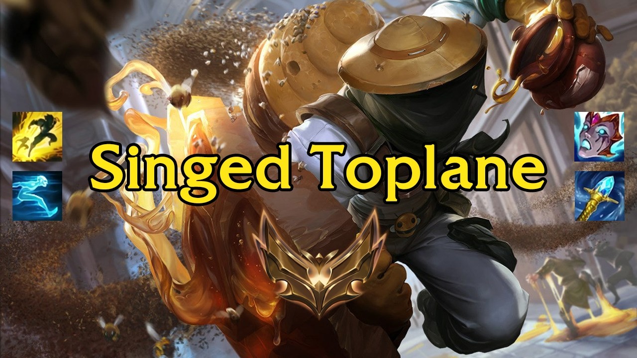 SoloQ Gold Singed toplane gameplay by SanchoPajas