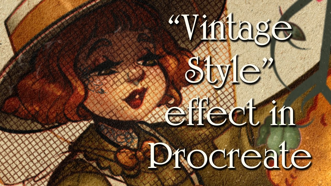 Как добиться эффекта «винтажного» фильтра в Procreate