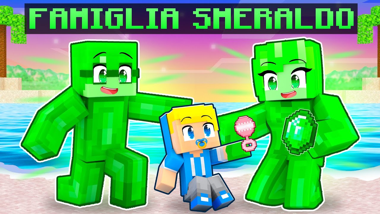 Diventiamo La Famiglia Di SMERALDO Su Minecraft!