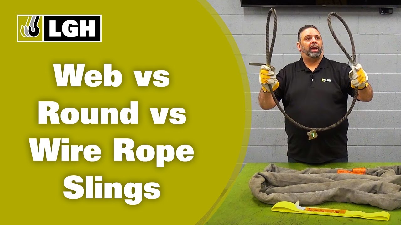 Web Sling vs Endless Round Sling vs Wire Rope Sling - Product Comparison