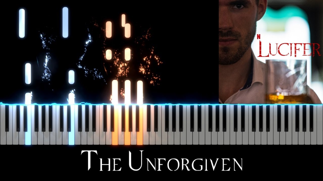 Lucifer - The Unforgiven Piano Tutorial Remastered
