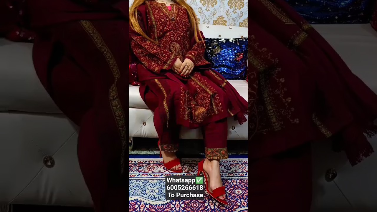 Beautiful Kashmiri Machine Sozni work Pheran sets