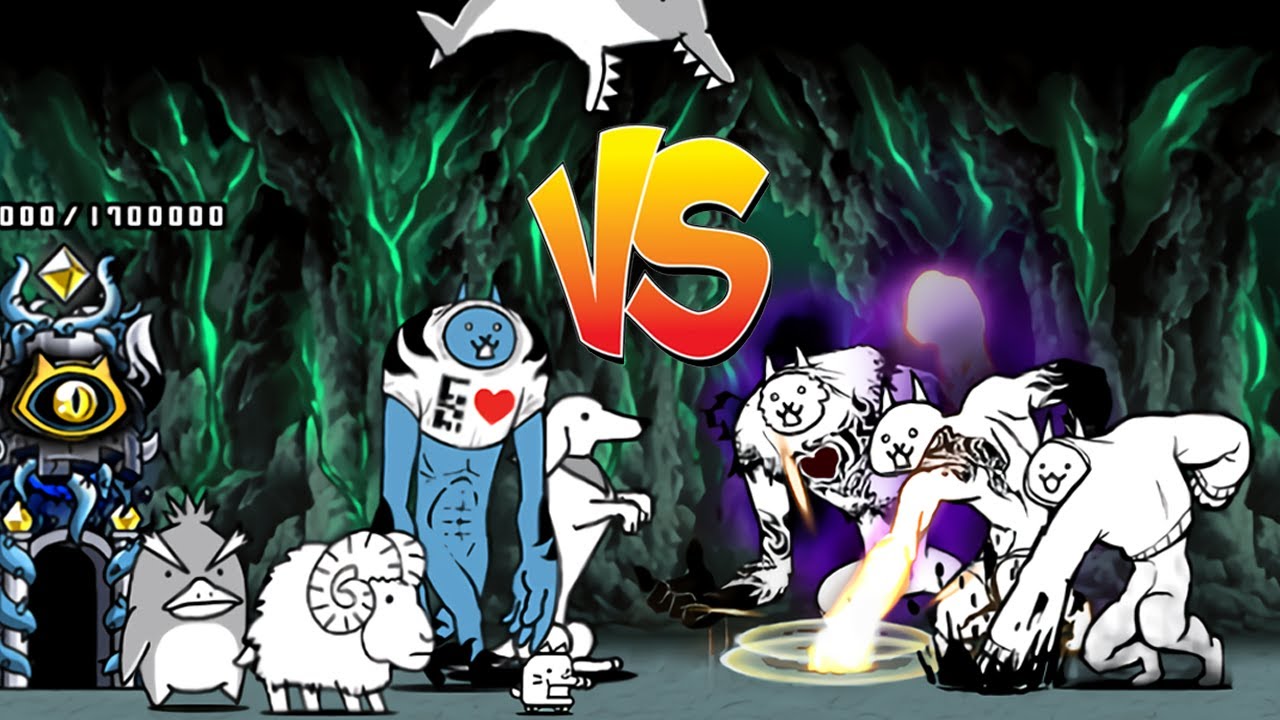 The Battle Cats - The Malevolent Titan VS Crazed Titan + Li´l Jamiera + Manic Jamiera Cat Stages
