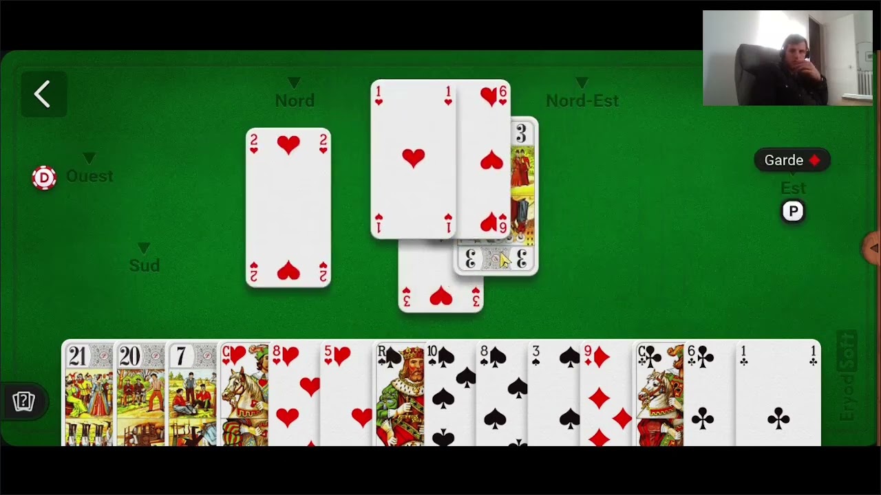 Tarot à 5 - ça coupe sévère au 2ème tour (entraînement #3)