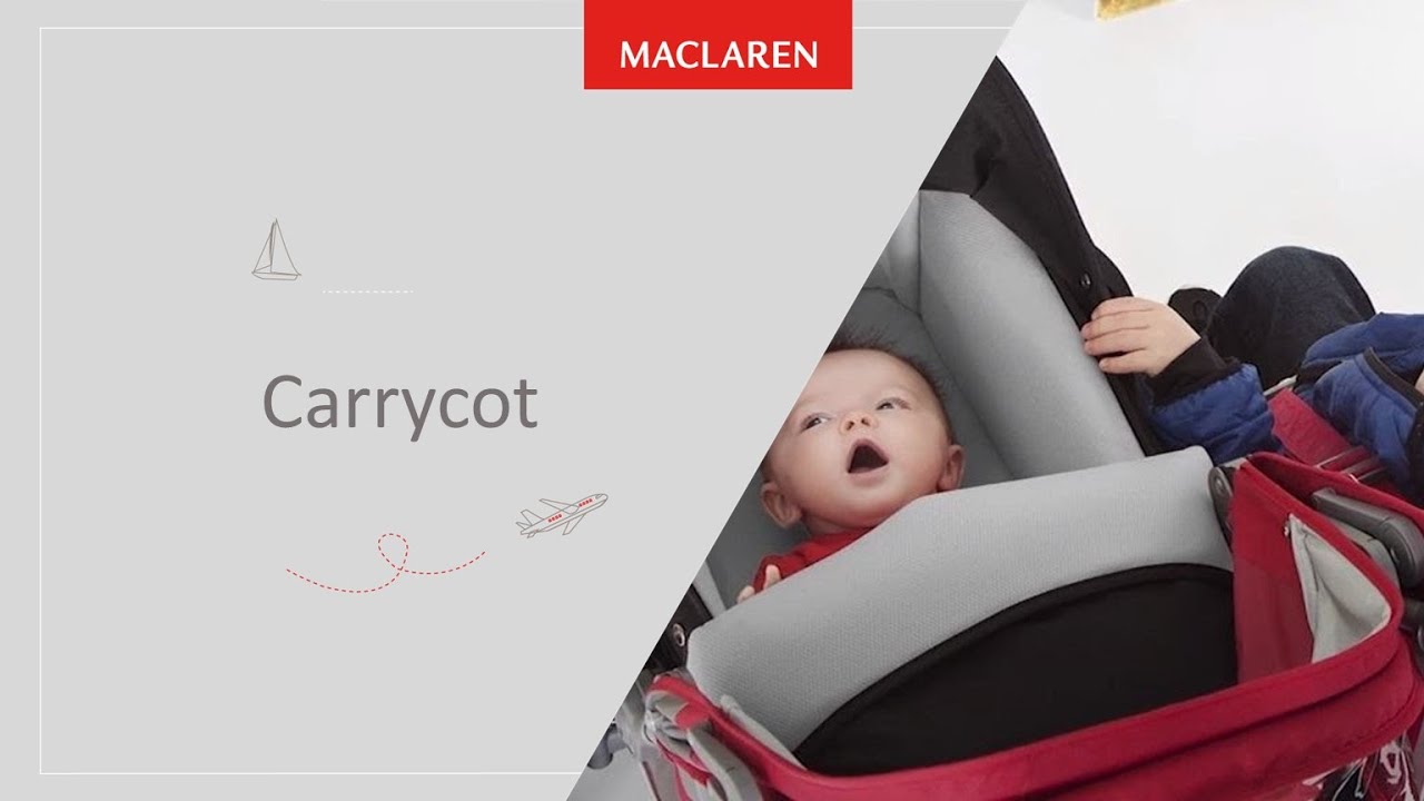 The Maclaren Carrycot and XLR Carrycot