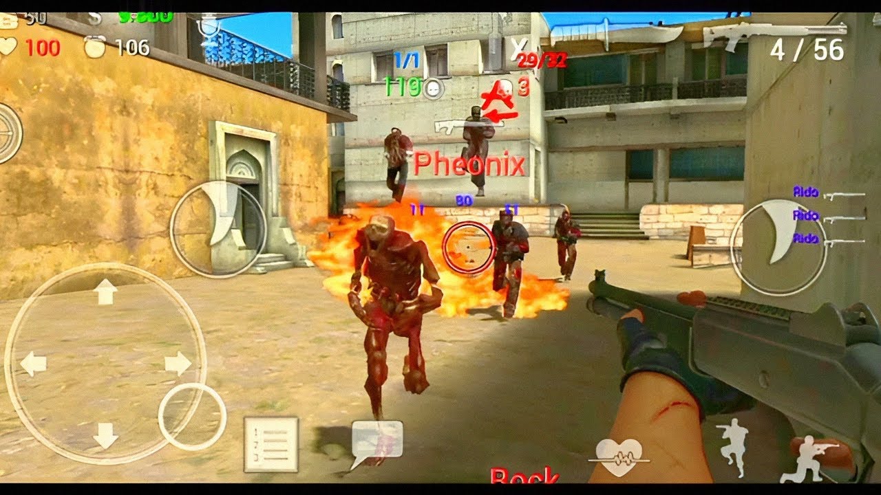 1 VS 32 Special forces group 2 Zombie mode (GAMEPLAY)