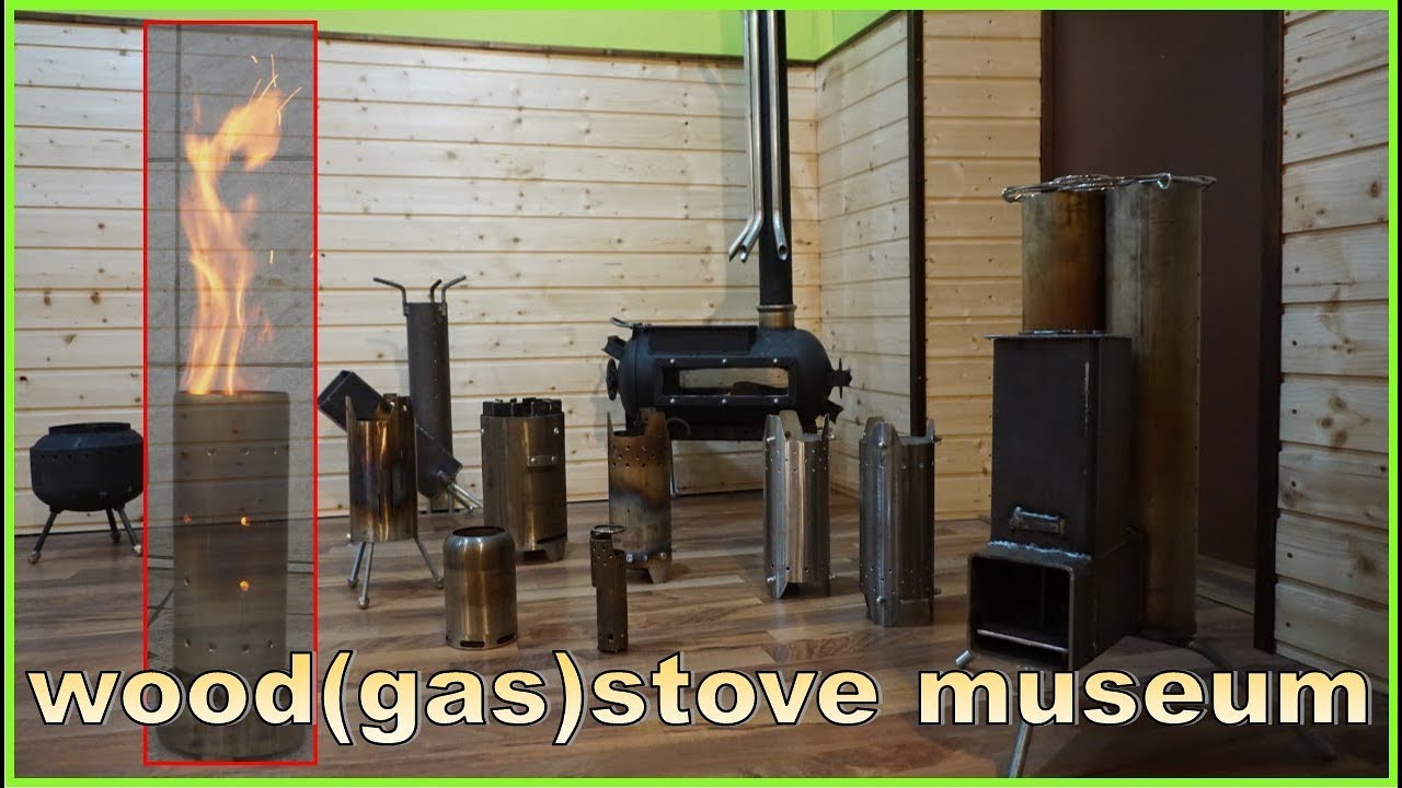 all my stoves in a wood(gas)stove - museum