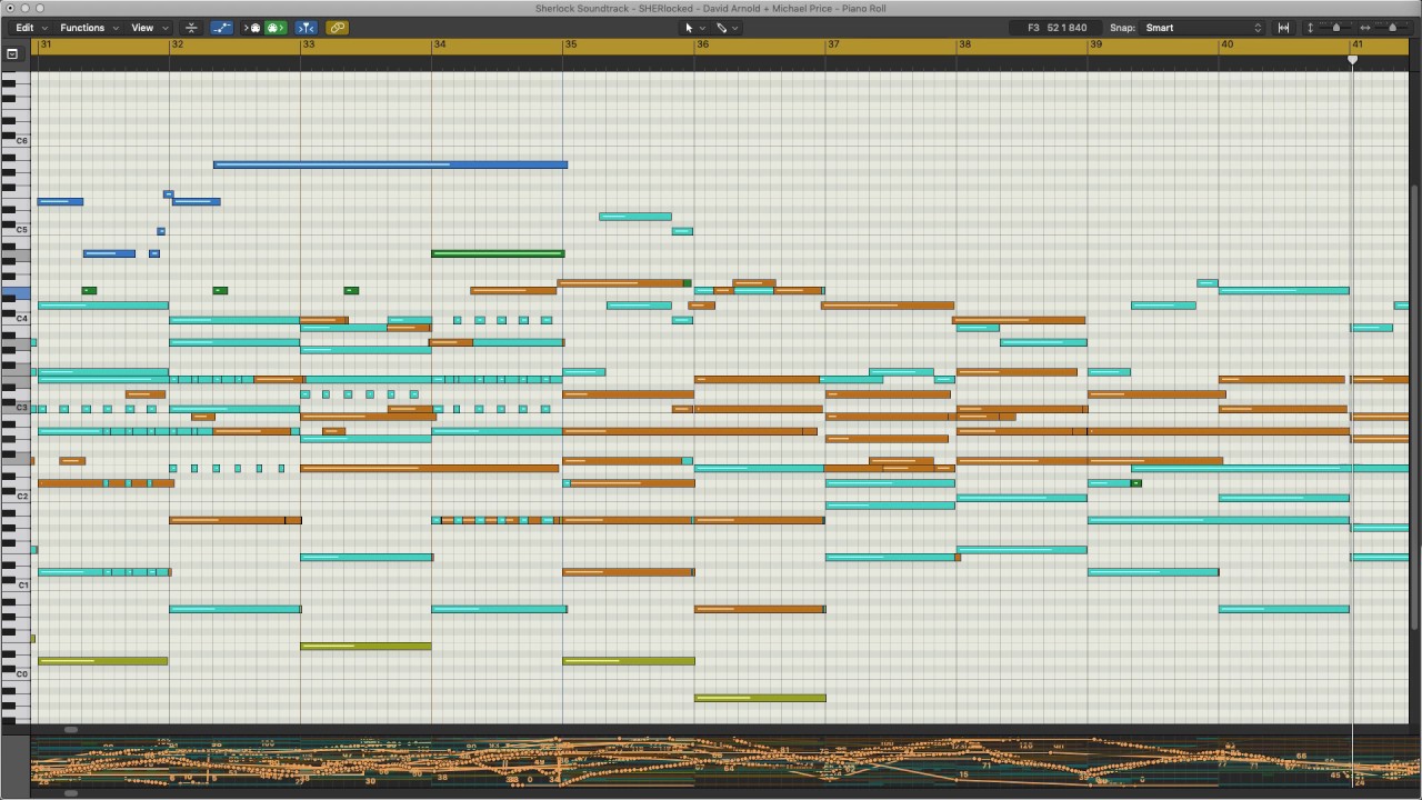 Sherlock Soundtrack - SHERlocked - David Arnold + Michael Price - Official Piano Roll