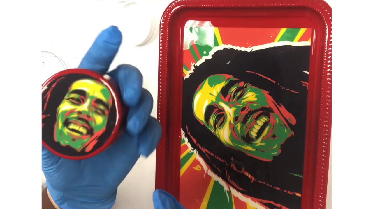 How to make a photo rolling tray + Mixing epoxy