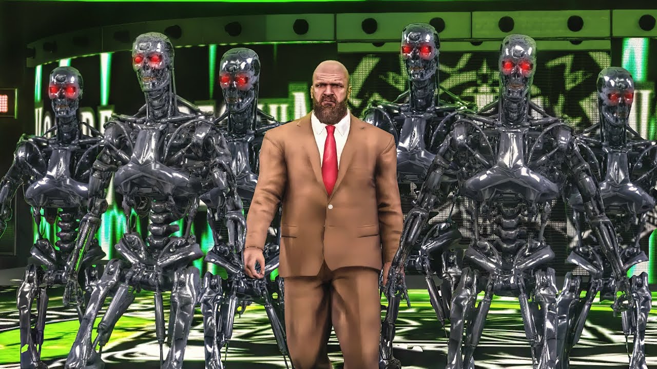 Triple H Brings Terminator Army to WWE! | WWE 2K20 Enhanced Universe Mods