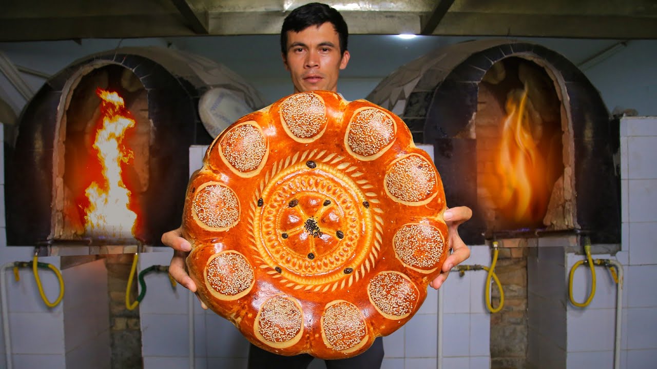 Самый большой и действительно вкусный хлеб в Узбекистане