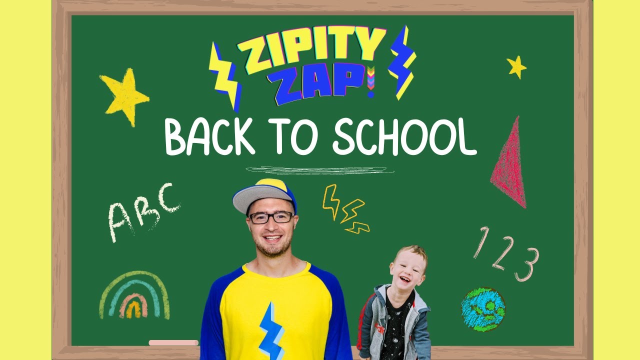 ZIPITY ZAP Back To School Adventure | Kids Educational Video