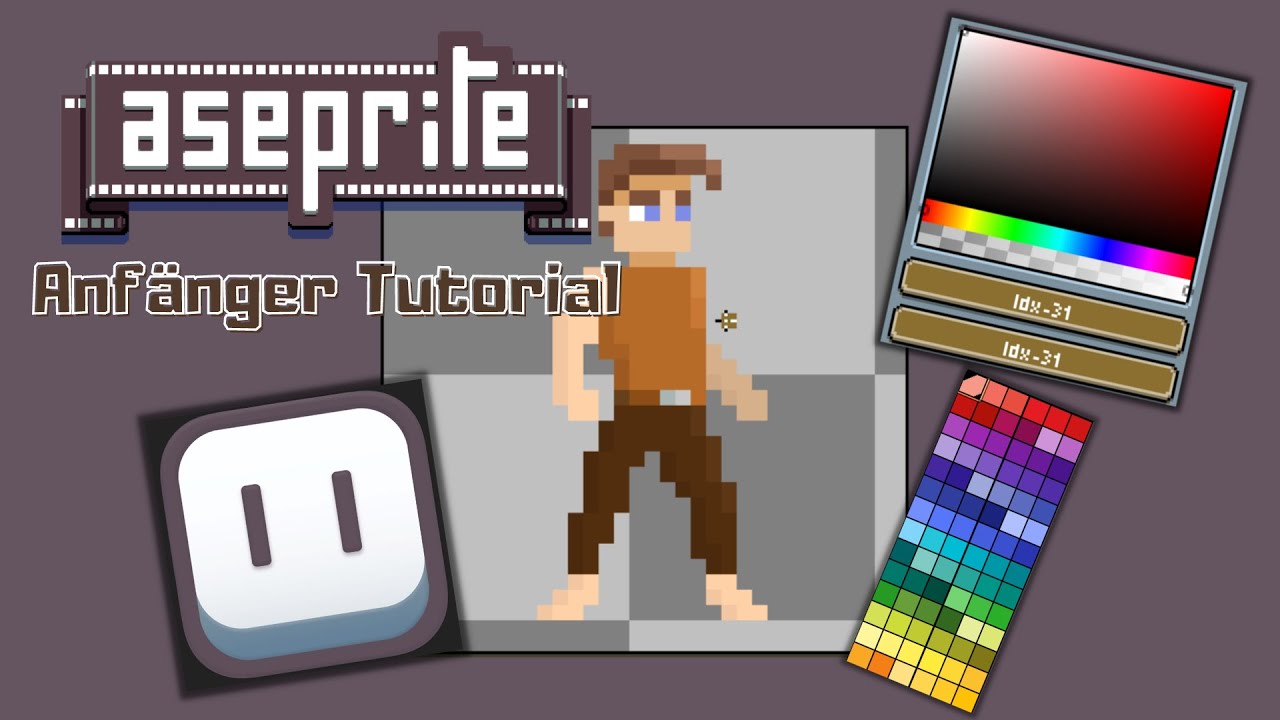 1. Teil Aseprite Anfänger Tutorial (Deutsch)