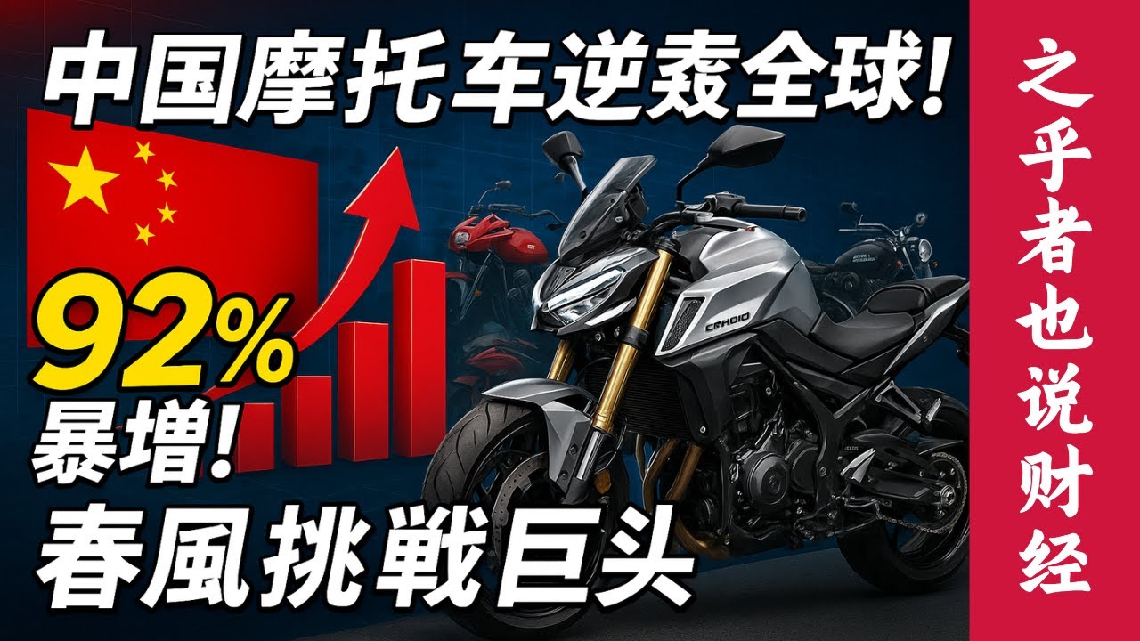 【行业深度】从代工到自主品牌：全球9320亿摩托车市场如何被中国品牌重塑？大排量出海暴增92%，春风动力如何逆袭欧美日巨头？投资机会全面剖析！