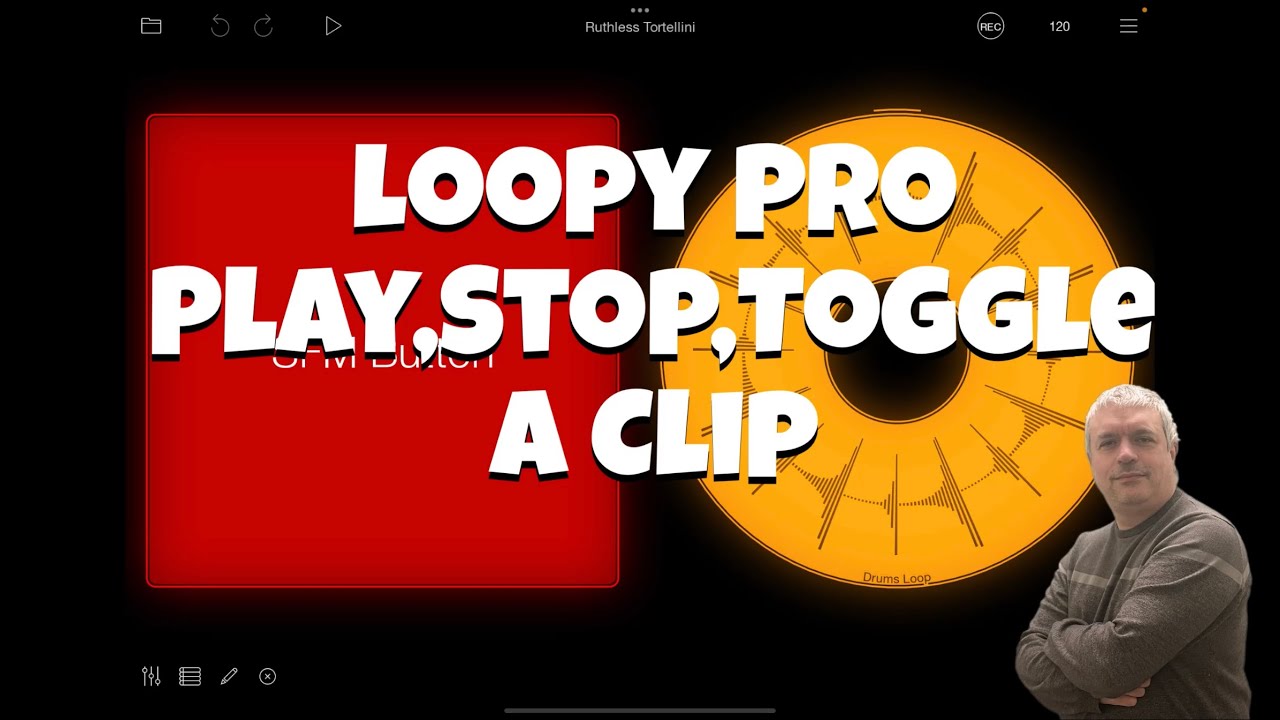 Loopy Pro Looper, DAW, Sampler v1.1.6 - Tutorial 26: Action - Play/Stop/Toggle Clip