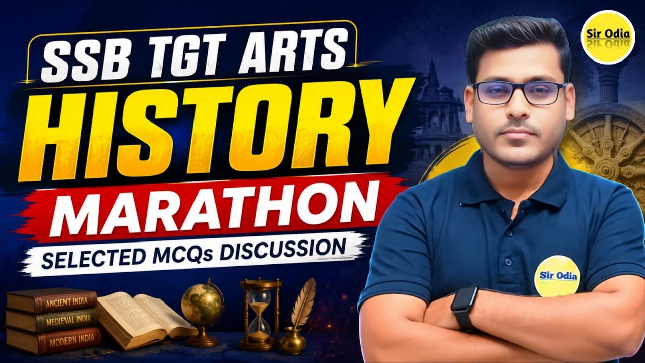 SSB TGT Arts History Marathon | Most Important History MCQs with Explanation | By - Debi Sir