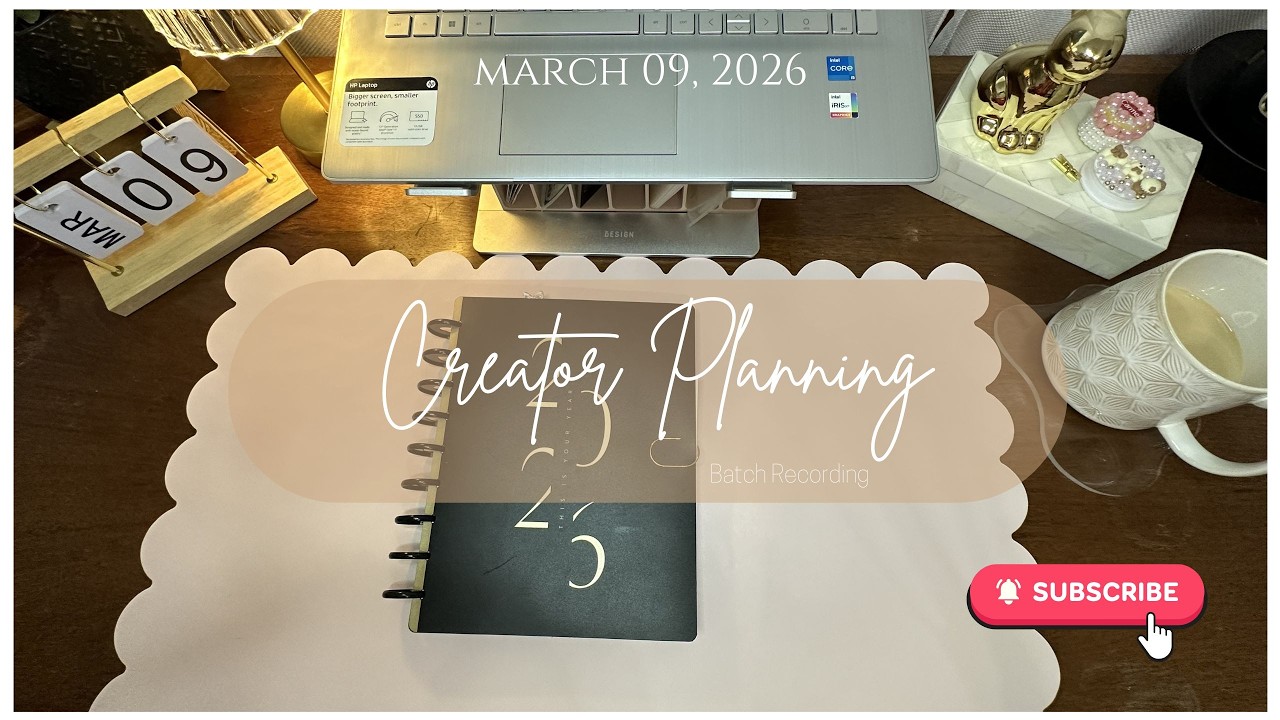 Start My Week | Creator Planning + Batch Recording