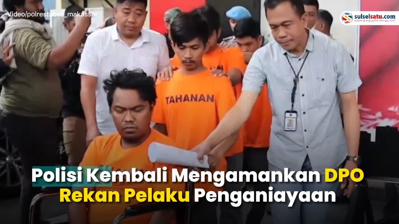 Polisi Kembali Mengamankan DPO Rekan Pelaku Penganiayaan Terhadap Pemudik di Makassar
