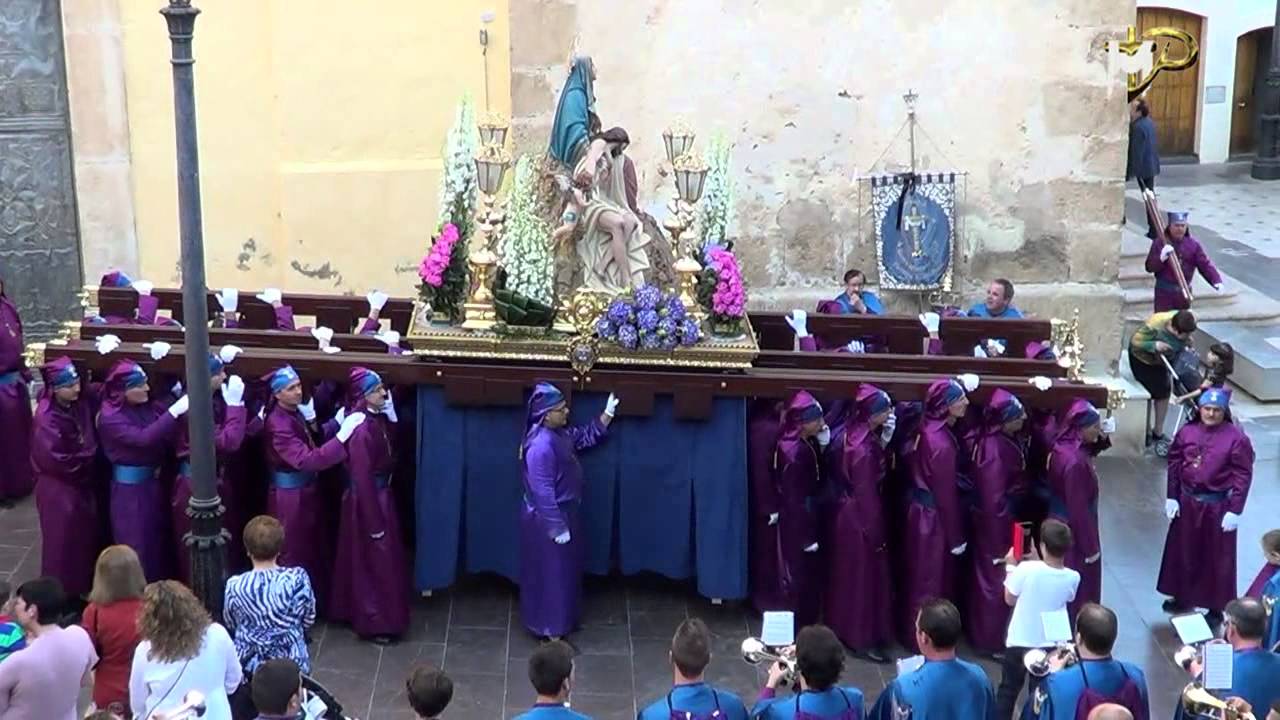 Primera salida del nuevo Paso de la Piedad, Viernes Santo 19-04-2014
