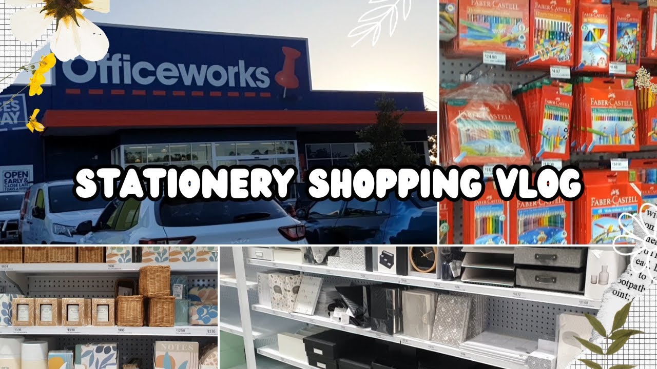 School Supplies in Australia | Officeworks Shopping Vlog Urdu| Stationery Collection| Office Items