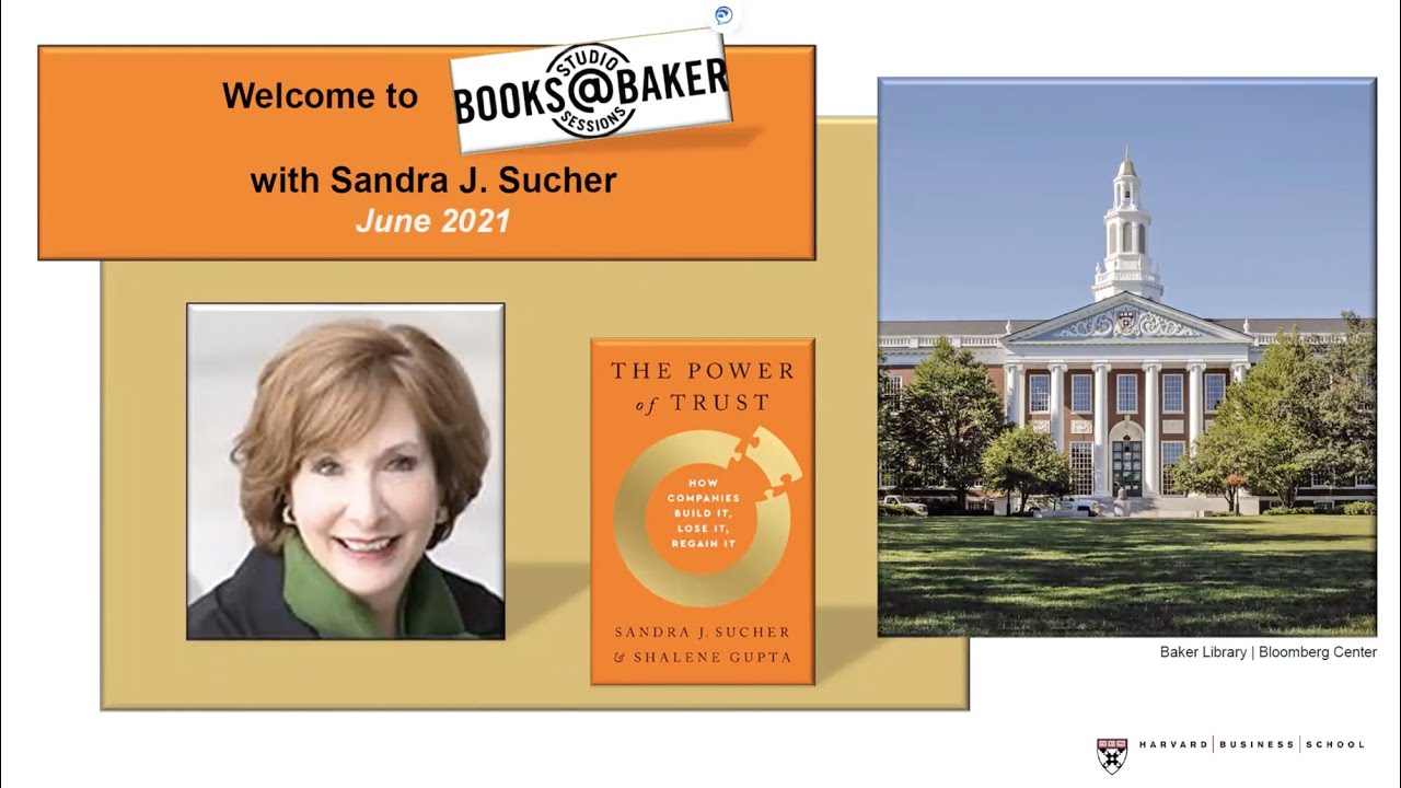 Virtual Books@Baker with Sandra Sucher, author of 