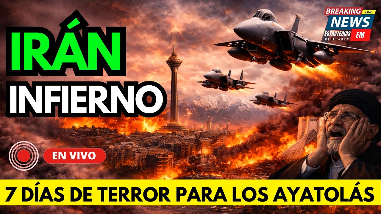🚨 NOTICIAS IRÁN INFIERNO DESATADO POR ISRAEL EN 7 DÍAS DE GUERRA ¿QUÉ PASO?