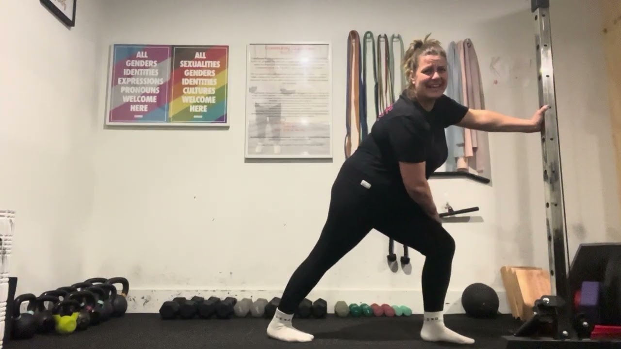 Static Calf Stretch long and short