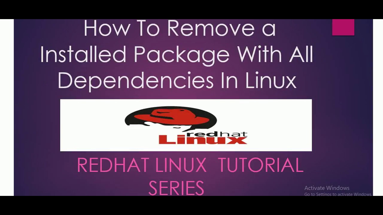 How To Remove an Installed Package With All Dependencies In Linux