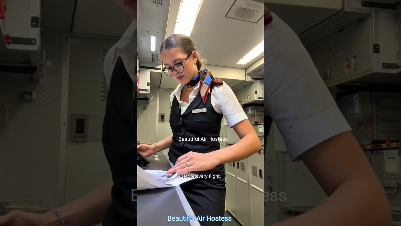 STUNNING Swiss Airlines Flight Attendants You Won't Believe! #viral#shortsfeed#shorts#cabincrew
