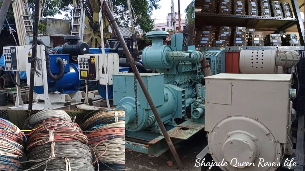 পুরাতন জাহাজের জেনারেটর, জাহাজের ক্যাবল, সার্কিট ব্রেকার্স।। Vlog- 101