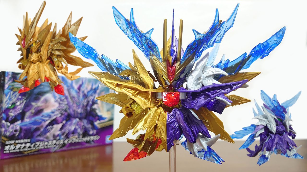 (フリーダムとジャスティスが合体！スペリオルフォーミュラーファイナルドラゴンに！)SDW HEROES オルタナティブジャスティス インフィニットドラゴン　レビュー