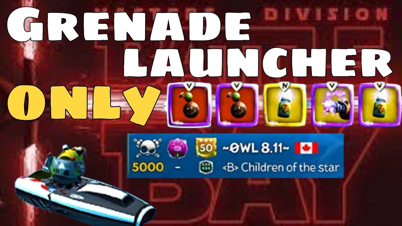 Grenade launcher only. Speeder. OWL8.11. BATTLE BAY GAME