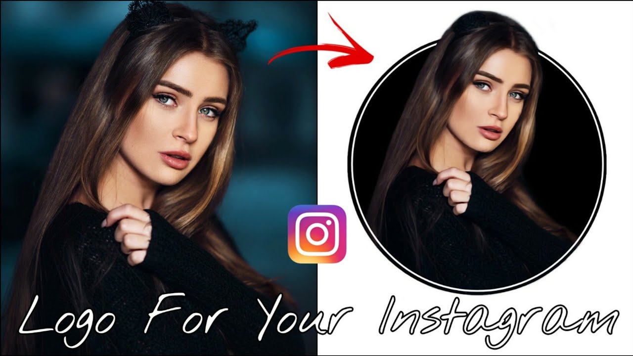 3 MINUTES Tutorial || Logo For Your INSTAGRAM Profile