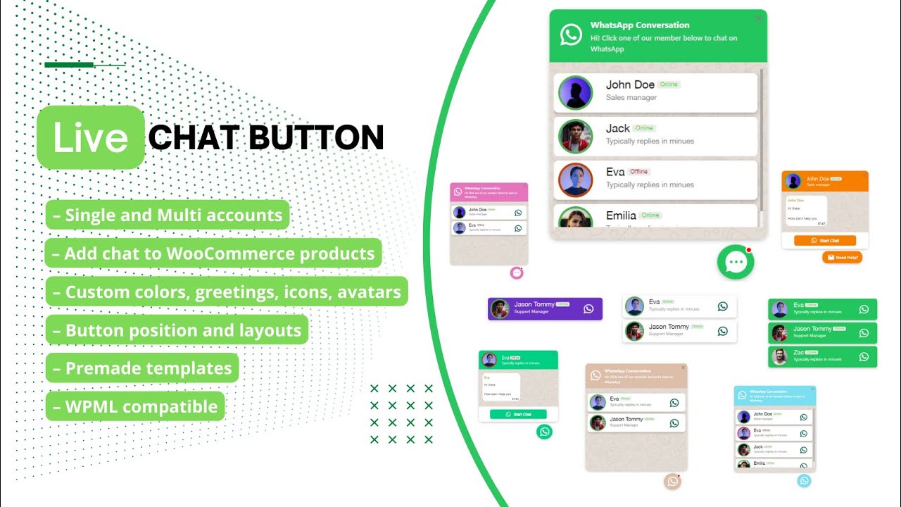 WhatsApp Chat for WordPress and WooCommerce