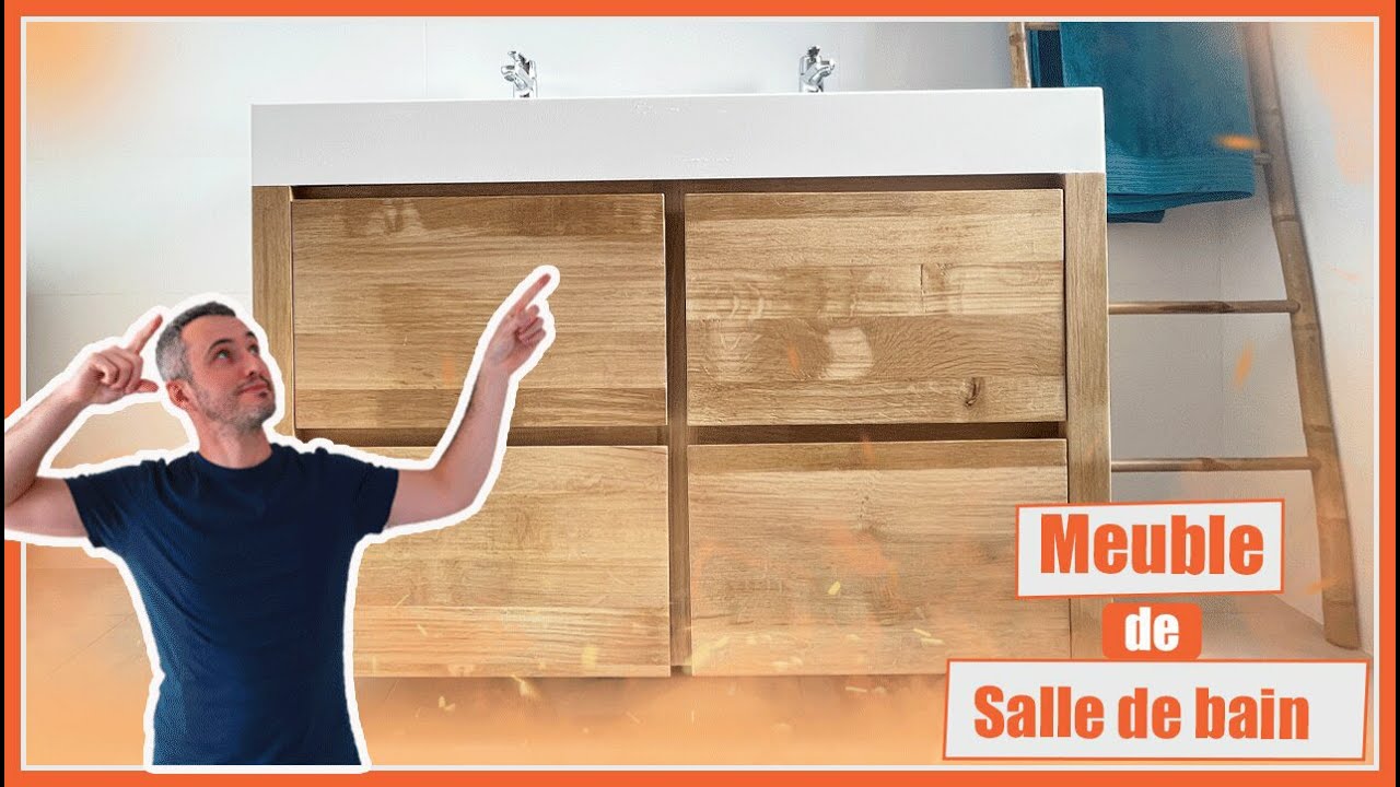 J'AI FINI LE MEUBLE DE SALLE DE BAIN ! - PARTIE 2