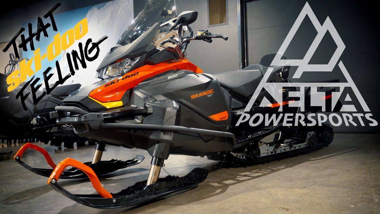 2021 Ski-Doo Skandic WT 600 ACE With Linq Accessories (Full Walk Around and Test Drive)