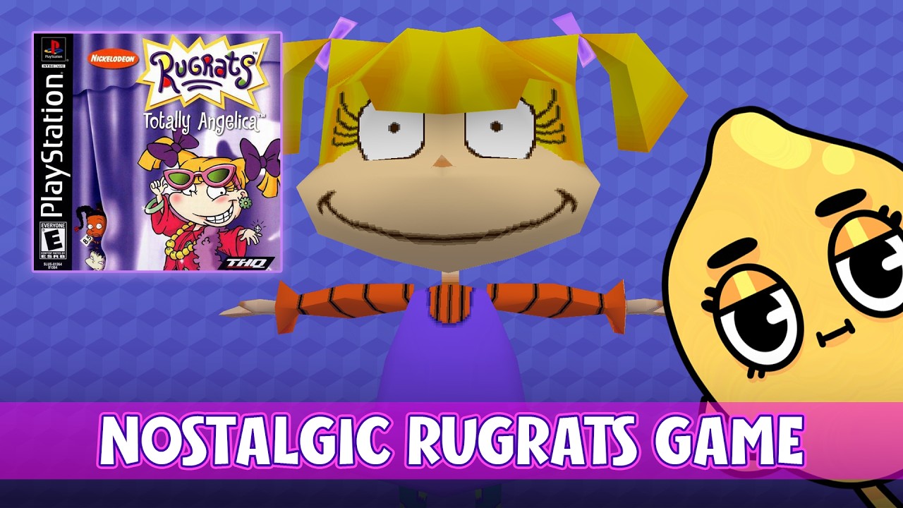 Rugrats Totally Angelica (2001) - (HD без комментариев) (геймплей на PS1)
