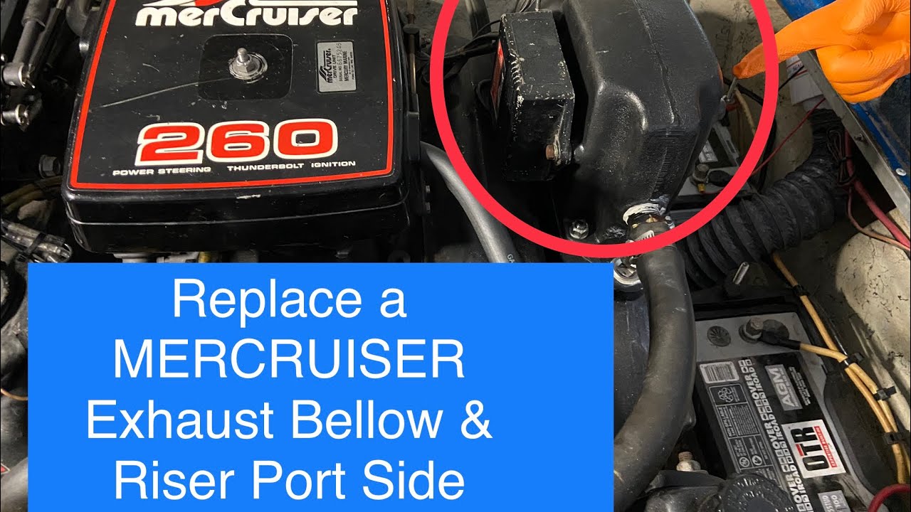 How to Replace MERCRUISER Exhaust Manifolds & Risers, Part One- Port Side
