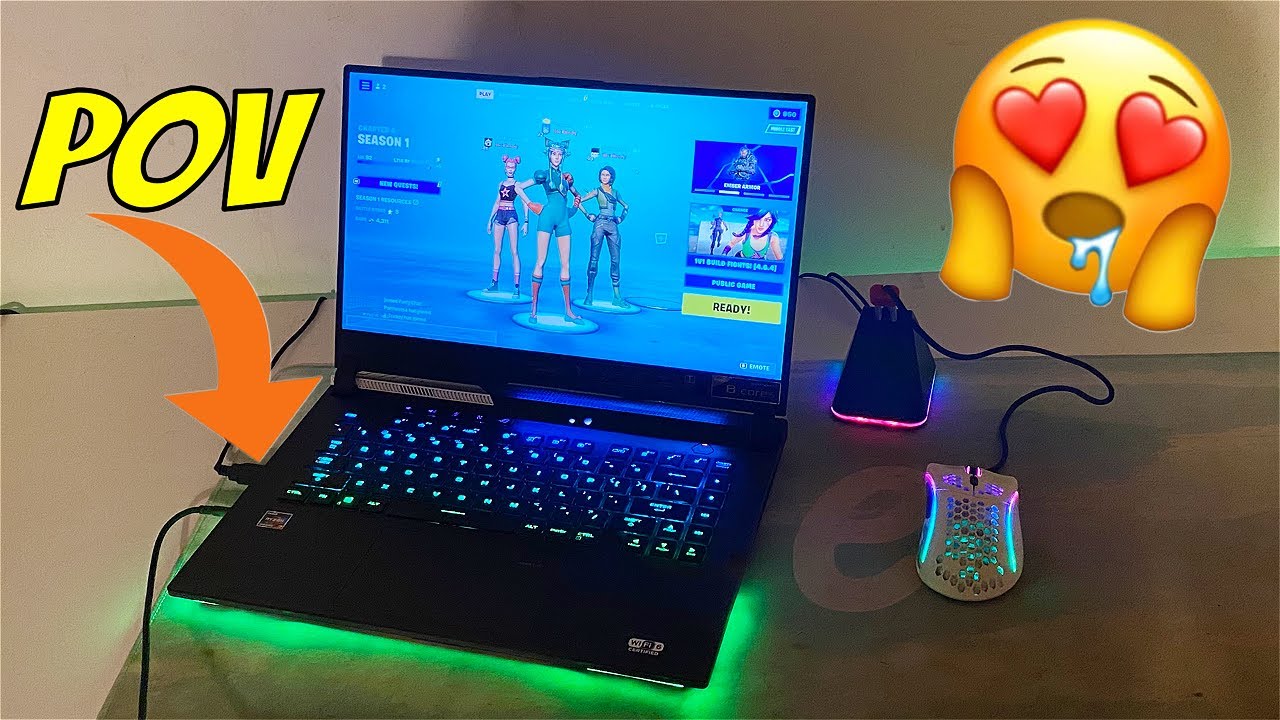 Fortnite Laptop but You Are Me (POV)