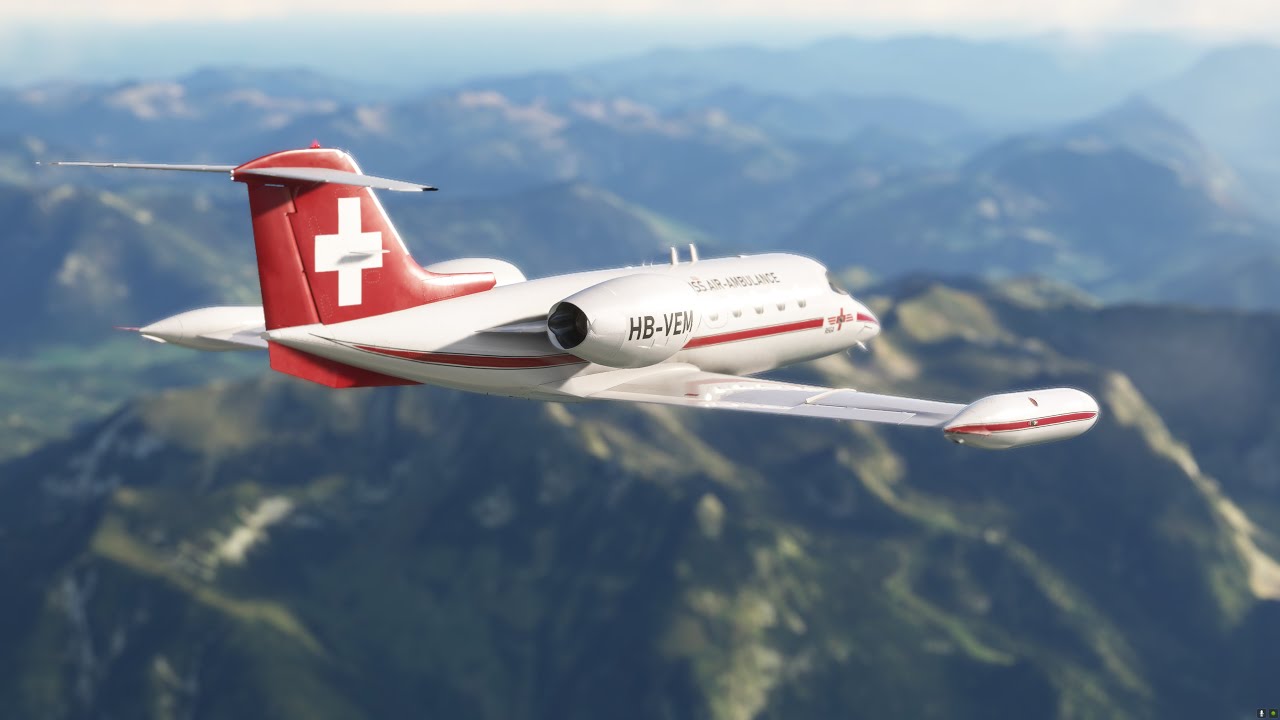 Ratując życie z nieba - extremalna misja Learjet 35A jako Swiss Air Ambulance