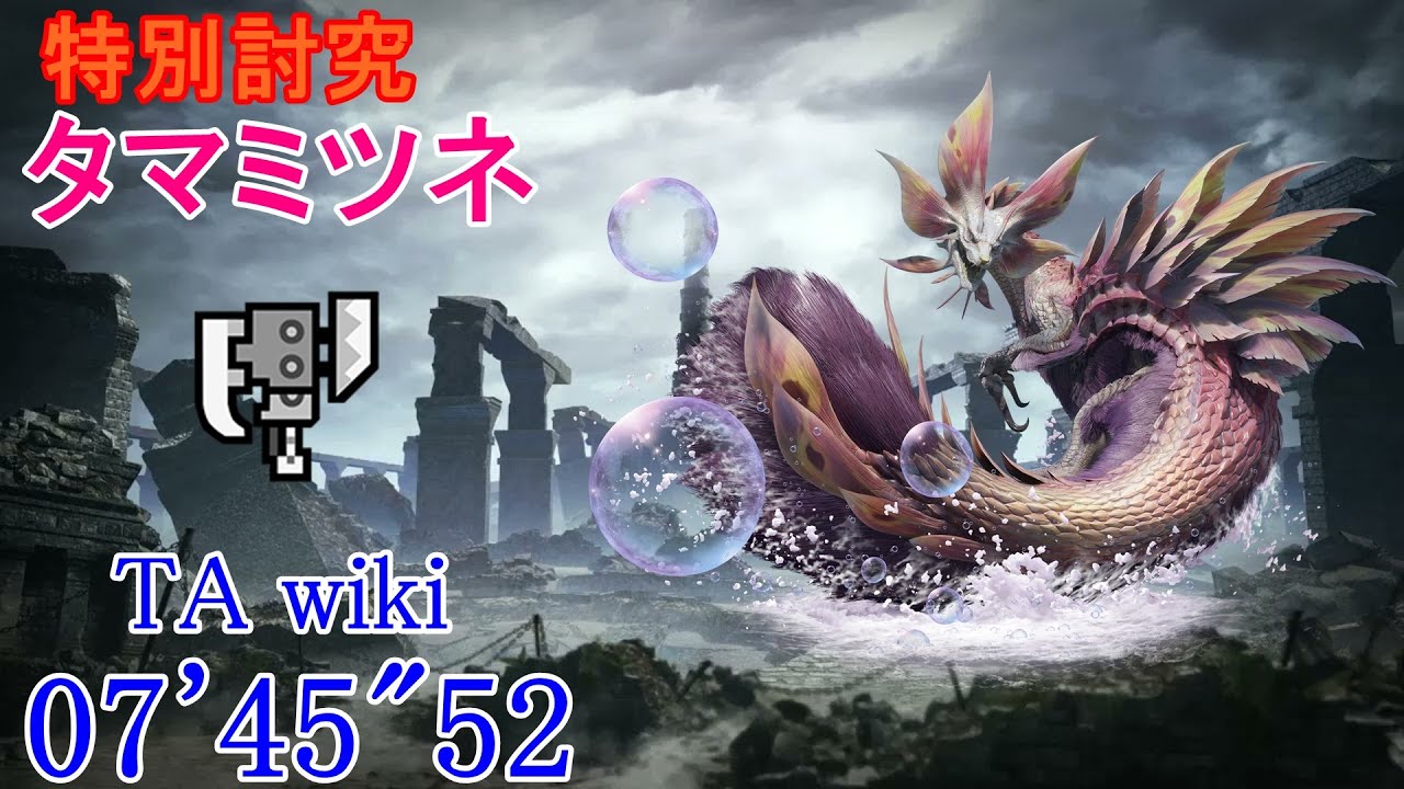 【MHRise:SB/PS5】特別討究:タマミツネ スラアク 07’45”52 TA wiki rules