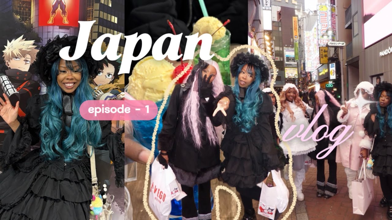 JAPAN PT. 1 | landing in tokyo, cosplays + shibuya109