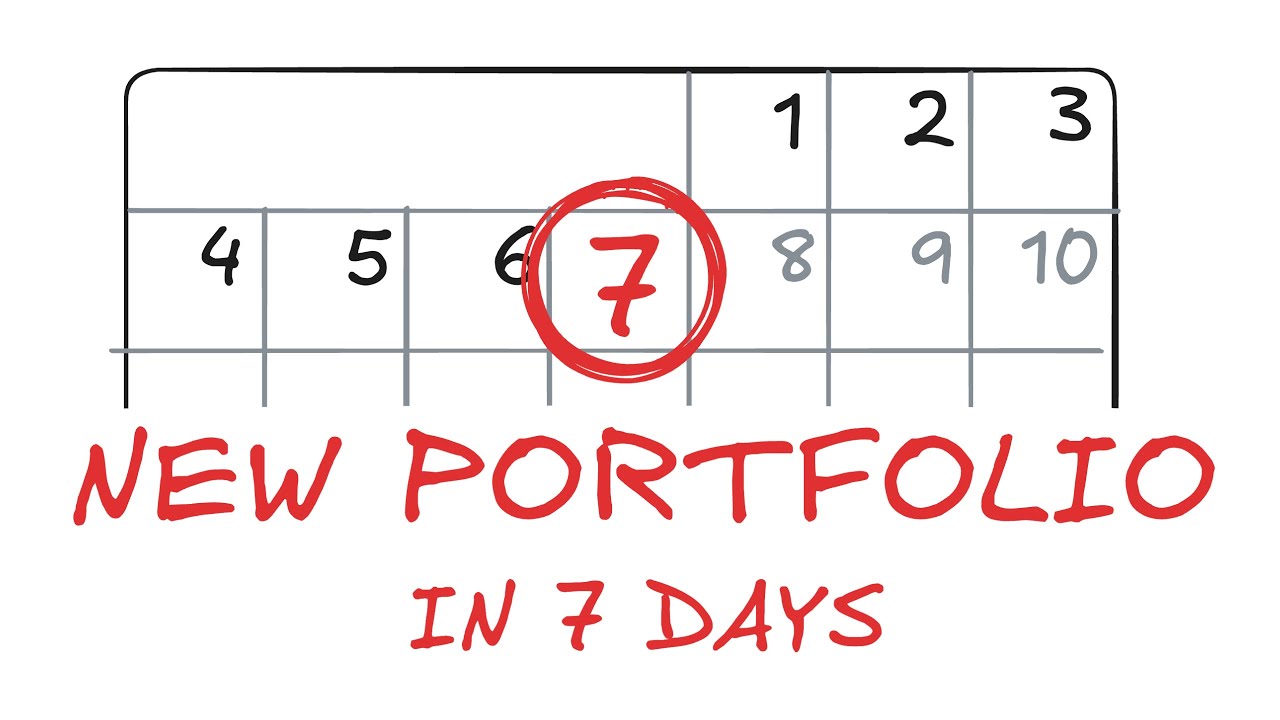 Build your UX PORTFOLIO in 7 days *FREE Notion TEMPLATE*